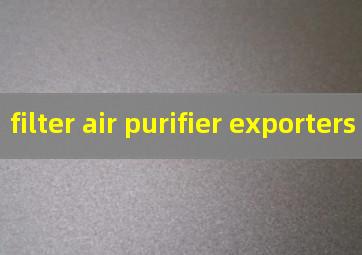 filter air purifier exporters